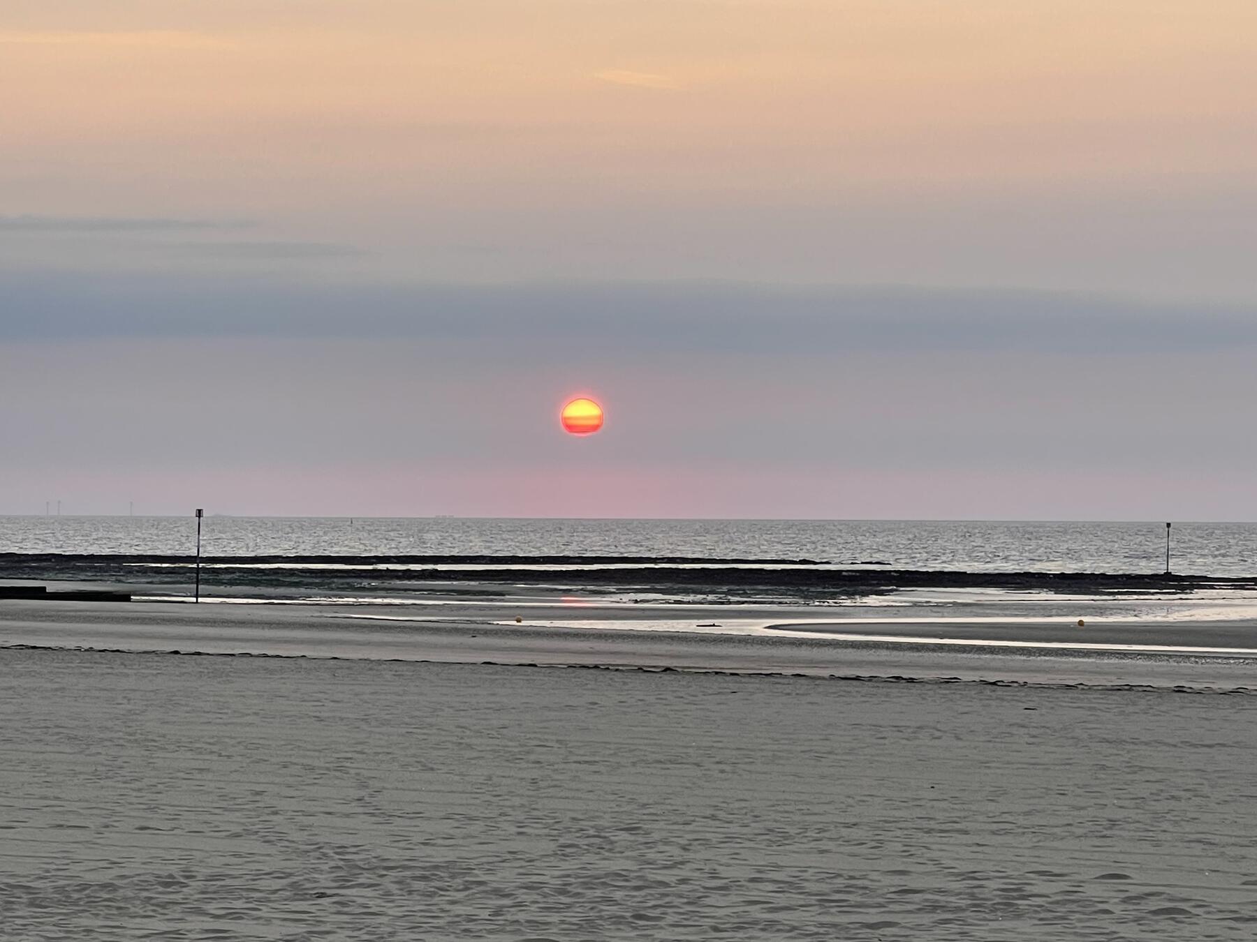 Sunset on Main Sands